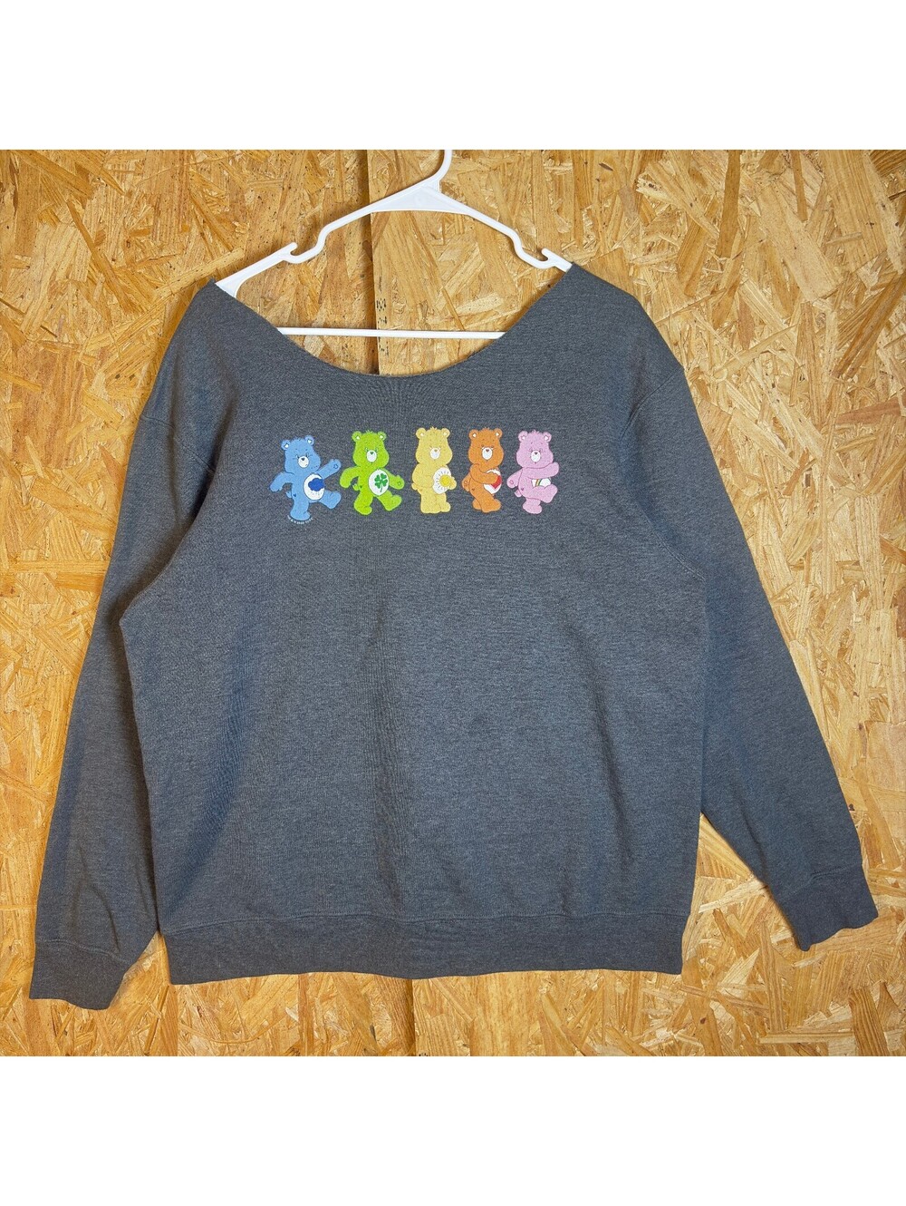 Gray Care Bears Sweatshirt